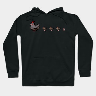 Stardew Valley Void Chicken Family Chicks Hoodie